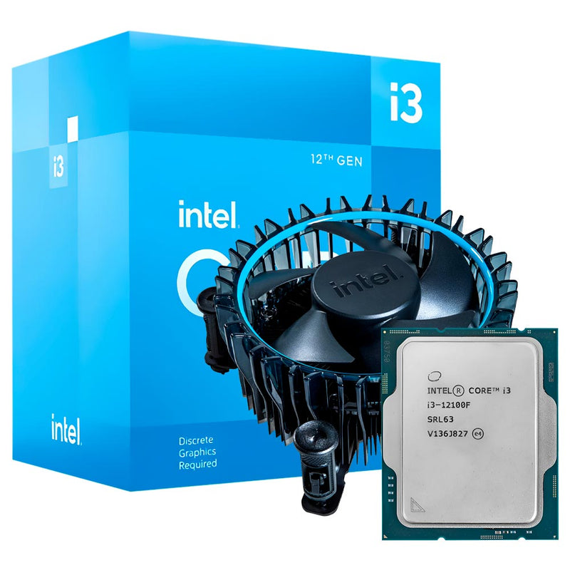 Processador Intel Core i3 12100F 12º Geração *NOVO*